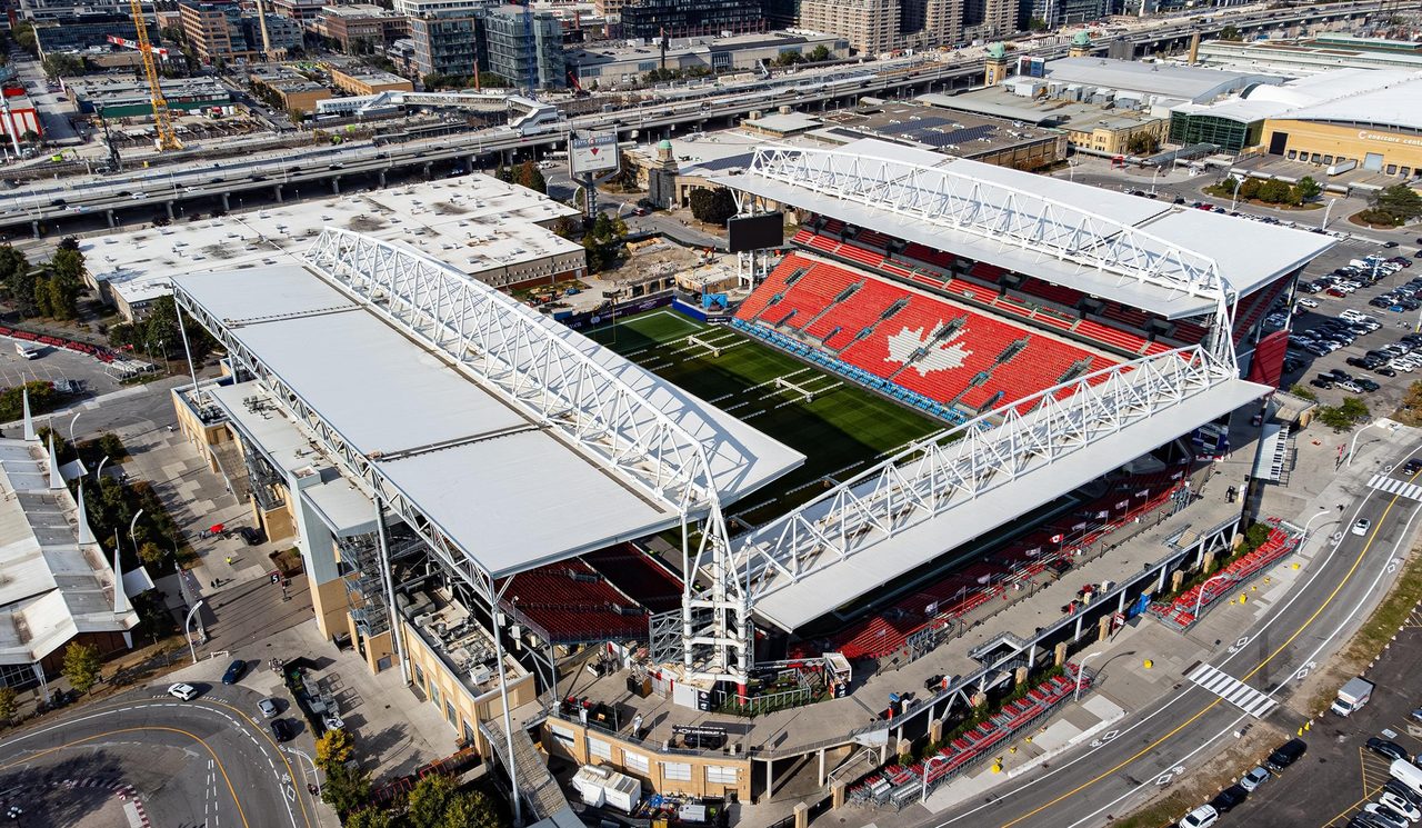 BMO Field in Toronto, one of two Canadian host venues for the 2026 World Cup