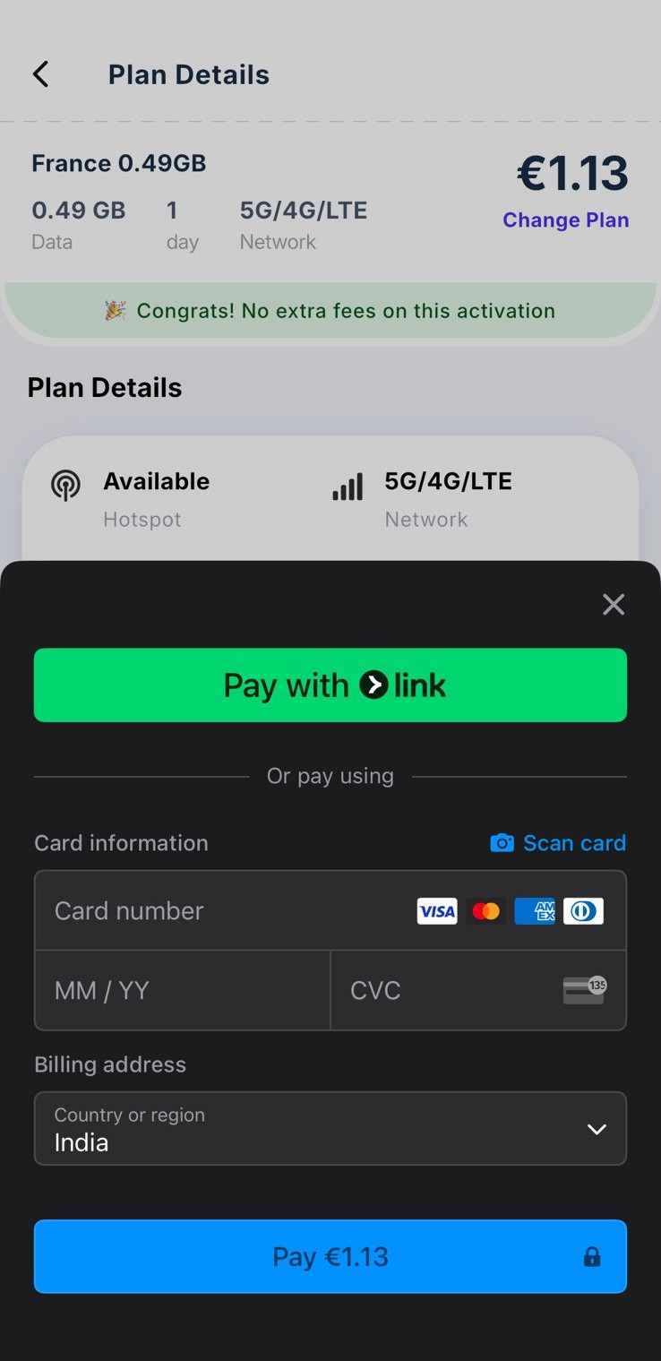 Esim70 app screen 4
